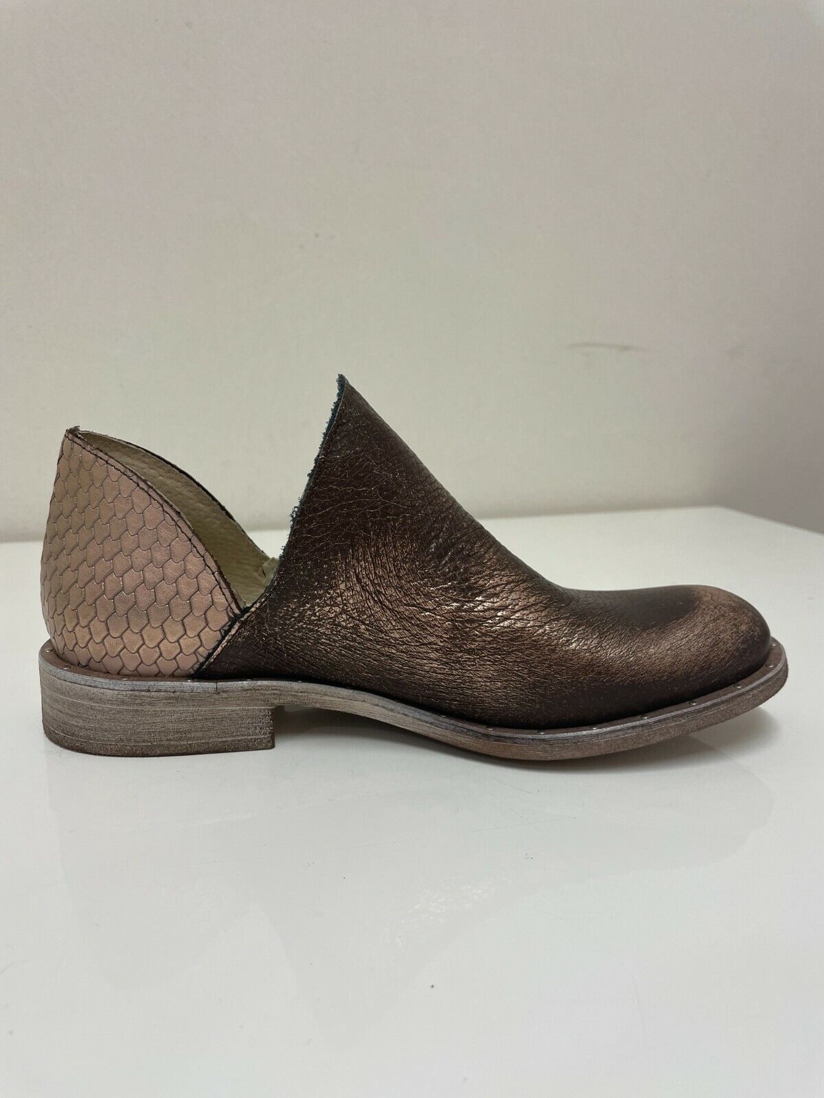 Saldi del 50% Laura Bizzarri, stivaletto aperto, rosa metallizzato - TULYSTORE.COM