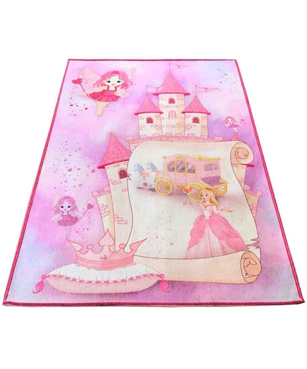 Tappeto cameretta bambina Castello - Principessa - TULYSTORE.COM