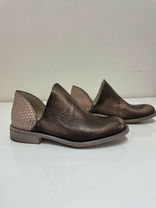 Saldi del 50% Laura Bizzarri, stivaletto aperto, rosa metallizzato - TULYSTORE.COM