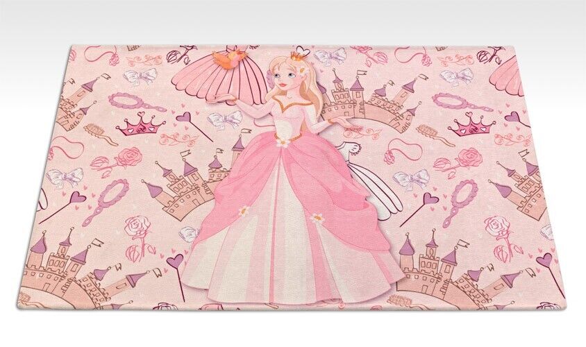 Tappeto cameretta bambina Castello - Principessa - TULYSTORE.COM